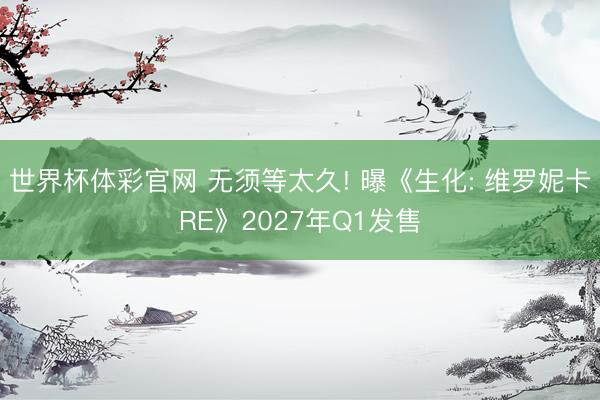 世界杯体彩官网 无须等太久! 曝《生化: 维罗妮卡RE》2027年Q1发售